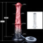NNSX Horse Squirting Anal Plug Dildo Ejaculation Penis with Strong Sucker G-spot Stimulation Silicone Erotic Sex Toys For Woman