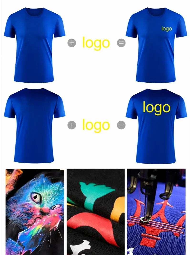 Quick drying work clothes custom T-shirt advertising shirt group build party advertising company printed LOGO