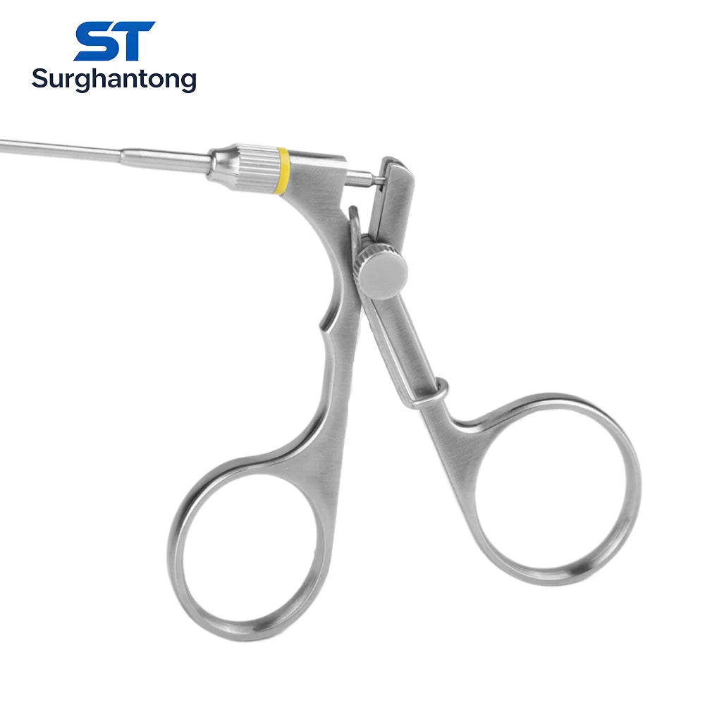 Medical Laparoscopic Hernia Needle Forceps, Laparoscopy Hernia Repair Forceps Wound Closure Suture Forceps Veterinary