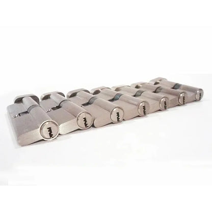 Door Cylinder 55 60 65 70 75 80 85 90mm Security Copper Lock Cylinder Interior Bedroom Living Handle Brass Key Locking 5 Keys