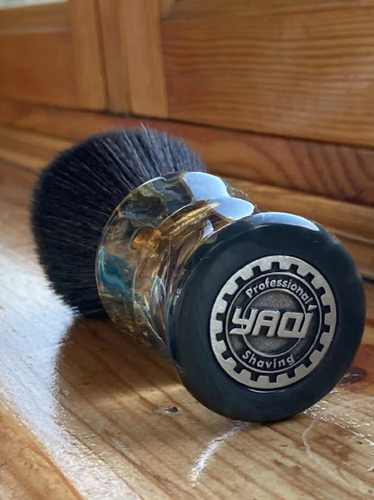 YAQI DEEP STONES 24mm Synthetic Hair Resin Handle Men Wet Shaving Brush