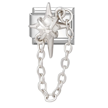 New Shiny Zircon Heart Butterfly Flower Star Bow Italian Charm Links Fit 9MM Stainless Steel Bracelet Girls' DIY Making Gift