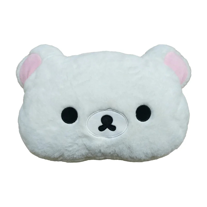 Cute Rilakkuma Plush Warm Hand Pillow Cartoon Bear Peluche Stuffed Toy Soft Cushion Birthday Gift