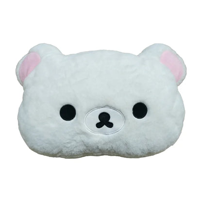 Cute Rilakkuma Plush Warm Hand Pillow Cartoon Bear Peluche Stuffed Toy Soft Cushion Birthday Gift