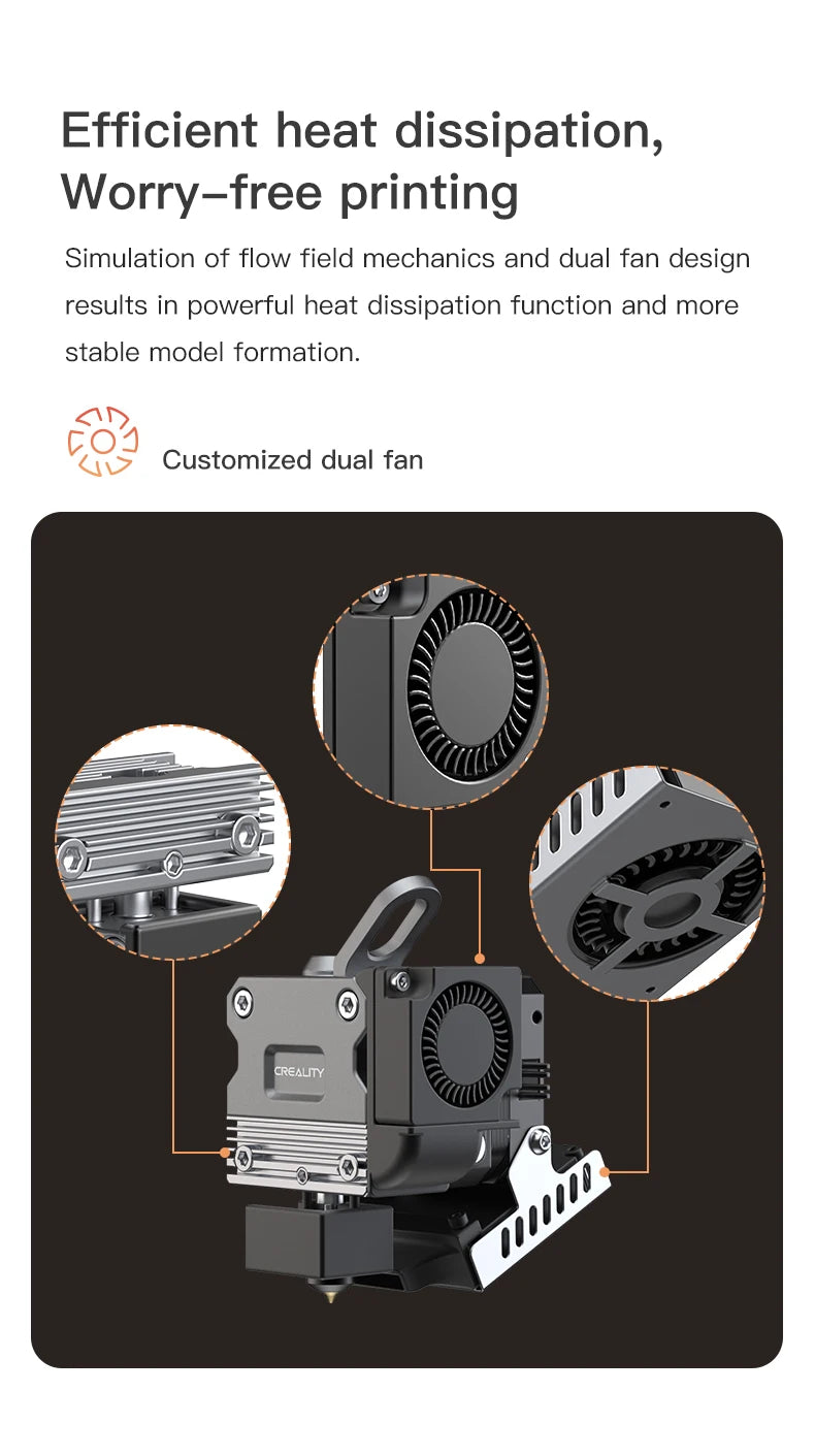 Creality Sprite Extruder Pro Kit Dual Gear Direct Drive Extruder for Ender 3 / 3 Pro / 3 Max / 3 V2