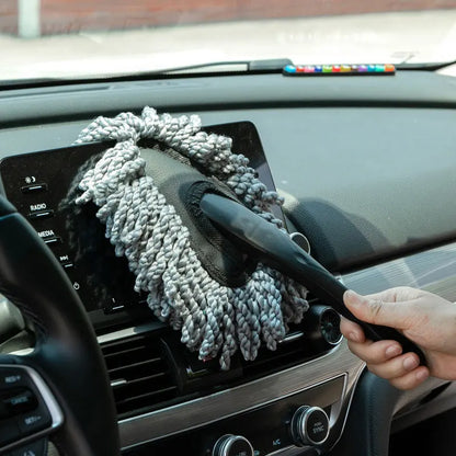 Universal Car Collector Cleaning Dusts Mop Bristles Strong Water Absorption Vehicle Cleaning Wax Mop Brush Car Wash