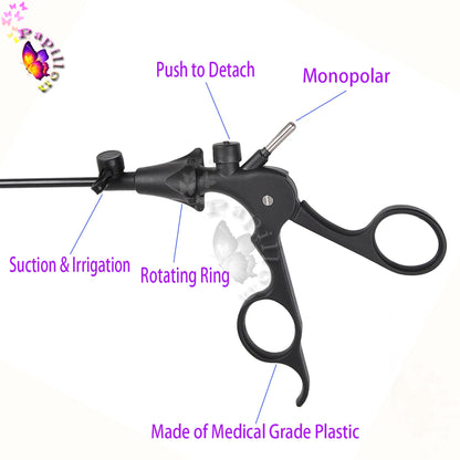 Laparoscopic Surgical Instruments, Medical Laparoscopy Surgery Forceps Medical Supplies and Equipment 3mm/5mm
