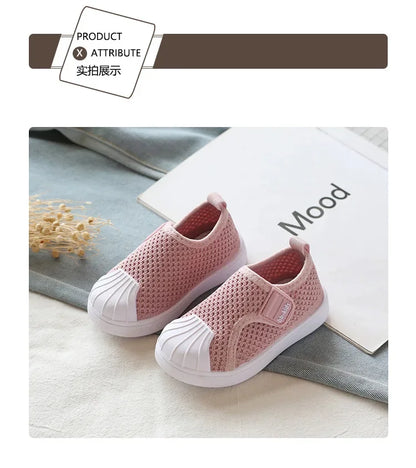 Children Casual Shoes Kids Sneakers for Toddlers Boys Girls Air Mesh Breathable Classic 2025 Spring Autumn Skate Shoes Anti-kick