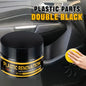1 Piece 100g Car Plastic Repair Agent Recovery Black Luster Car Interior Leather and Panel Update Wax Coating Car Polishing and Repair Coating Cleaning Rejuvenation Repair Wax