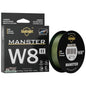 SeaKnight Brand W8 II Series 500M 8 Strands Fishing Line Advanced Braided PE Line anti-UV Seawater proof coating Fishing Line
