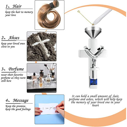 5Pcs Cremation Urn Necklace Heart for Ashes Stainless steel Cremation Jewelry Keepsake Necklace Waterproof Memory Pendant