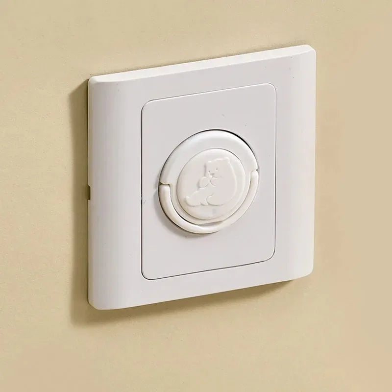 10pcs Baby Safety Socket Covers Electrical Outlet Protectors Cover Anti-electric Shock Socket Cover Child Safe Protection