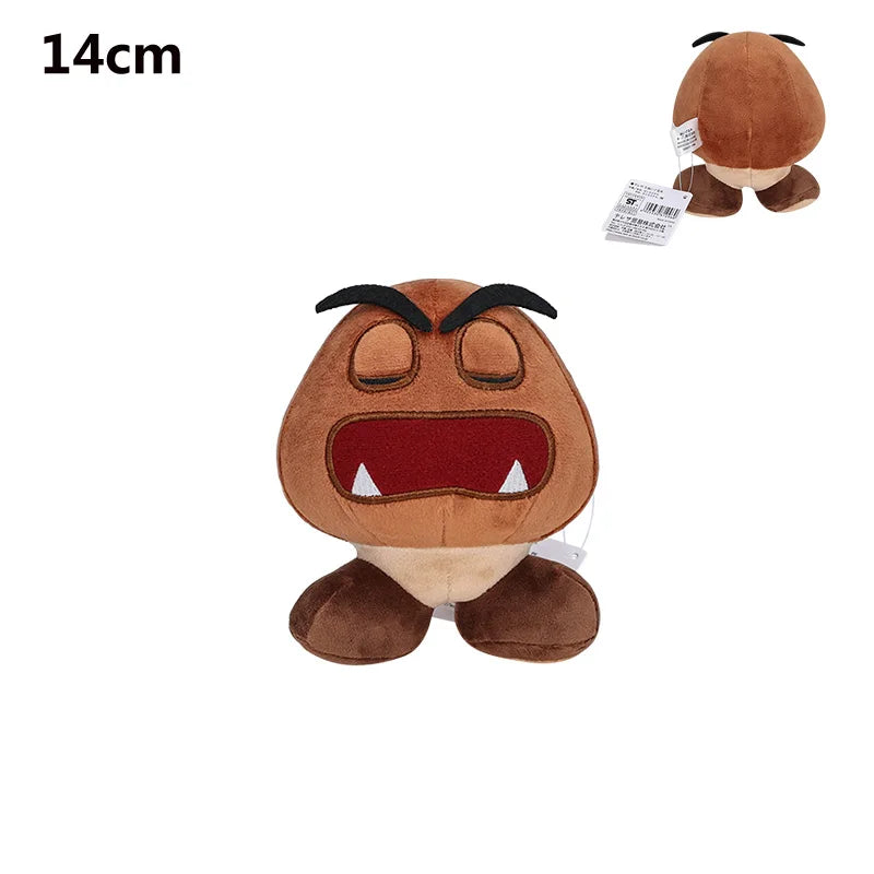 Cartoon Plush Toy Bullet Bill Shy Guy Waluigi Wario Donkey Kong King Boo Spiny Dry Bones Anime Stuffed Doll Peluche Toys Gift