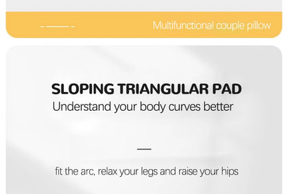 Relax Cush Pillow 2025 New Ergonomic Pillow Supports Posture in Any Position Unique Curved Design Suitable for Massage,Reading