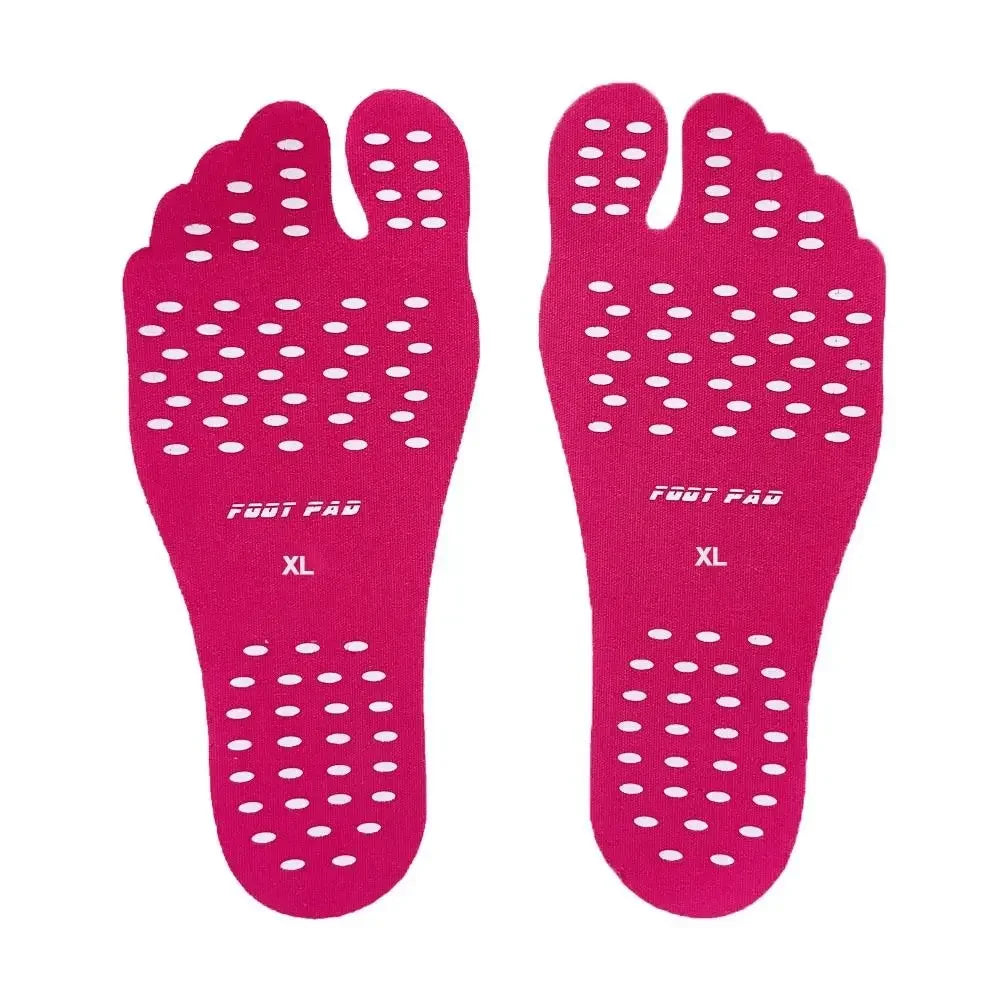 Non-slip Beach Adhesive Anti Slip Invisible Foot Pads Insulation Protection Mats Barefoot Stick Insoles Footpads Sticker Shoes