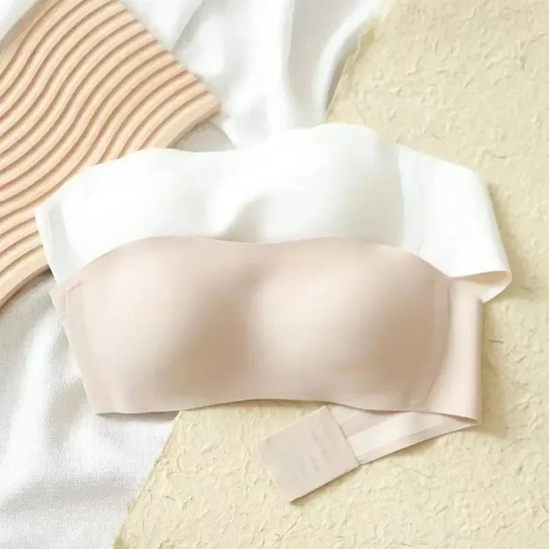Sexy Seamless Tube Top Bra Invisible Strapless Bras Women Underwear Thin Non Slip Push Up Bralette Wireless Female Lingerie