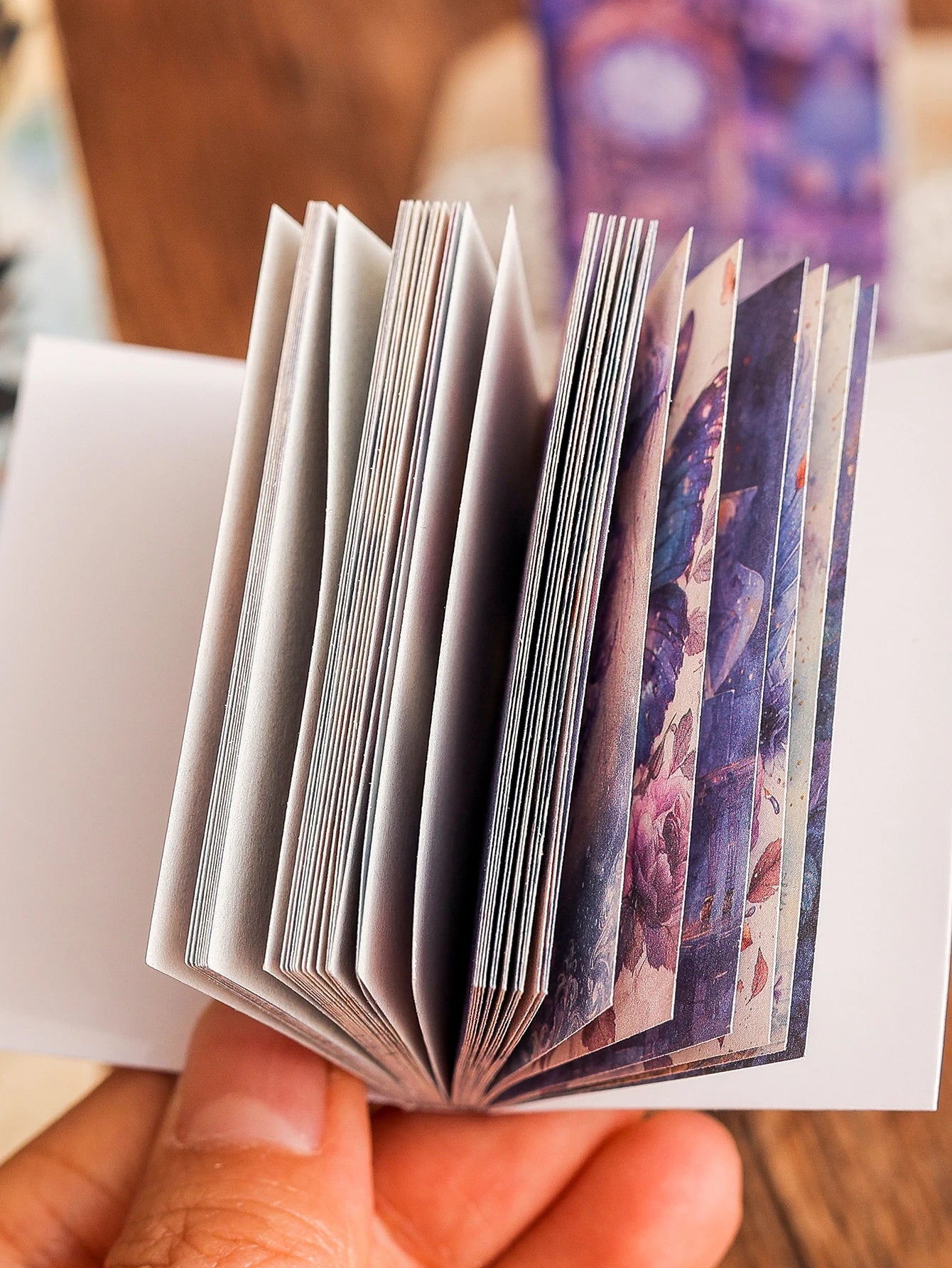 50 Sheets Per Book of Exquisite Illustration Materials Book, Various Themes Patterns, DIY Scrapbook Planner Decoration Supplies