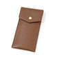 PU Leather Pencil Case Storage Bag Student Glasses Portable Stationery Bag Large-capacity Business Office Pen Storage Bag