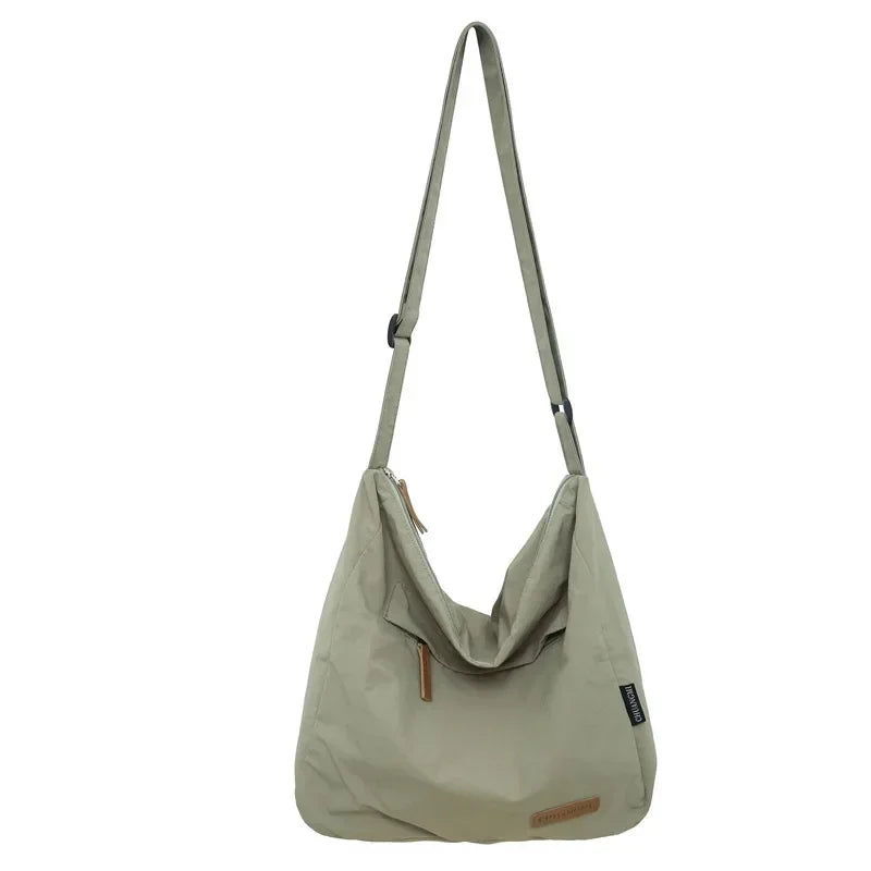 Japanese Women Men Shoulder Crossbody Bag Large Canvas Messenger Bags for Student 2024 Brand Book Bags Female Handbag Satchels