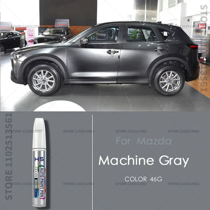 For Mazda CX3 Paint Repair Pen Touch Up Scratch Remover DIY Car Accessories White 34K Blue 42M 	41B Black 16W 38A Gold Gray 46G