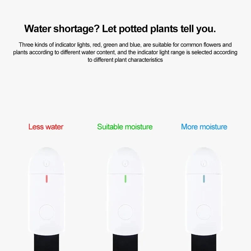 Soil Moisture Sensor Smart Monitor Plants Moisture Tester Flower Pot Soil Hygrometer Garden Care Planting Humidity Meter