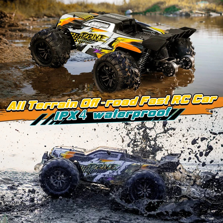 4WD 1:16 80KM/H Super Brushless 50KM/H Brushed RC Car 4x4 Off Road Remote Control High Speed Drift Racing Truck Buggy Toy Gift