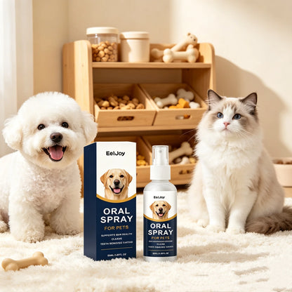 Pet Mouth Cleaning Spray Natural Plants Tartar Remover Cleaning Bad Smell Tongue Pet Accessories Dog And Cats Oral Cleanse Spray