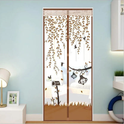 Mesh Door Curtain Magnetic Curtains Hands-free Anti Mosquito Insect Fly Bug Curtain Net Automatic Closing Window Screen Kitchen