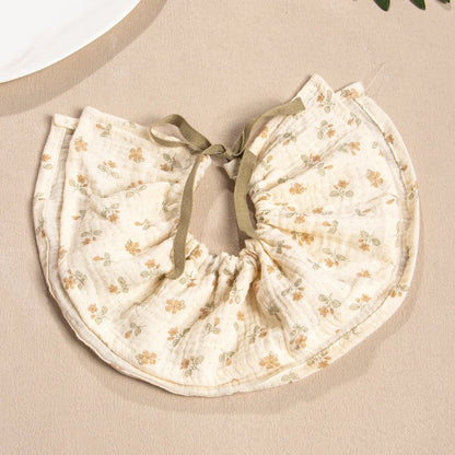New Cute Drawstring Baby Bibs Newborn Cotton Gauze Saliva Towel Burp Cloths Bandana Scarf for Boy Girl Soft Feeding Drool Bib