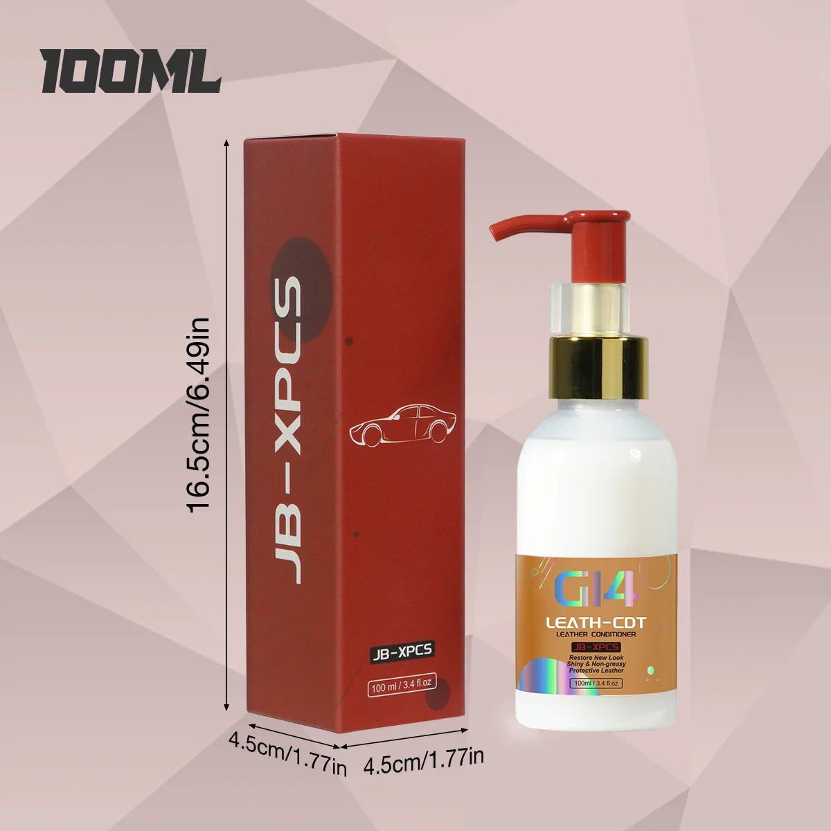G14 Car Leather Conditioner Agent Restore New Look Protective Leather Clean Refresh Restoration Agent Black Shine Seal Brighten
