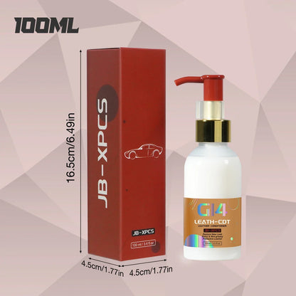 G14 Car Leather Conditioner Agent Restore New Look Protective Leather Clean Refresh Restoration Agent Black Shine Seal Brighten