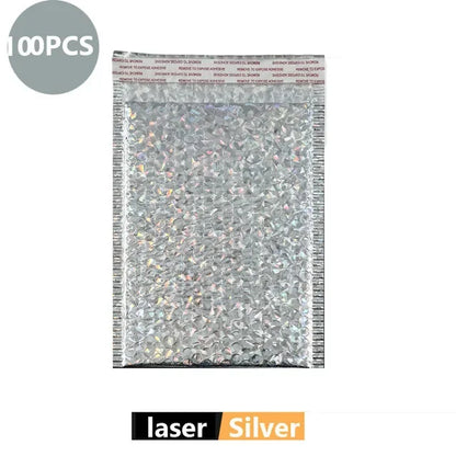 100Pcs Packaging Shipping Bag Self Seal Purple Waterproof Courier Bags Bubble Mailers Padded Bubble Envelopes Bag shipping bags