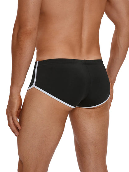 Sexy Running Elastic Sport Shorts Men's Summer Shorts Hot Pants Bar Nine Points Slim Fit Cotton Milk Silk Men's Fashion