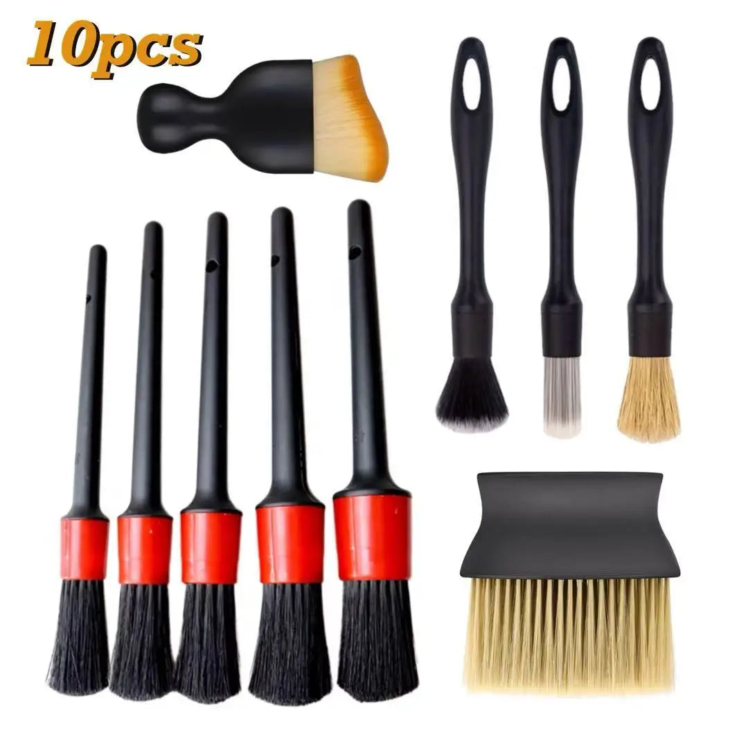 Car Wash Cleaning Detailing Brushes Automotive Interior Dust Brush Dashboard Air Outlet Cleaning Brush Auto Wheel Brush