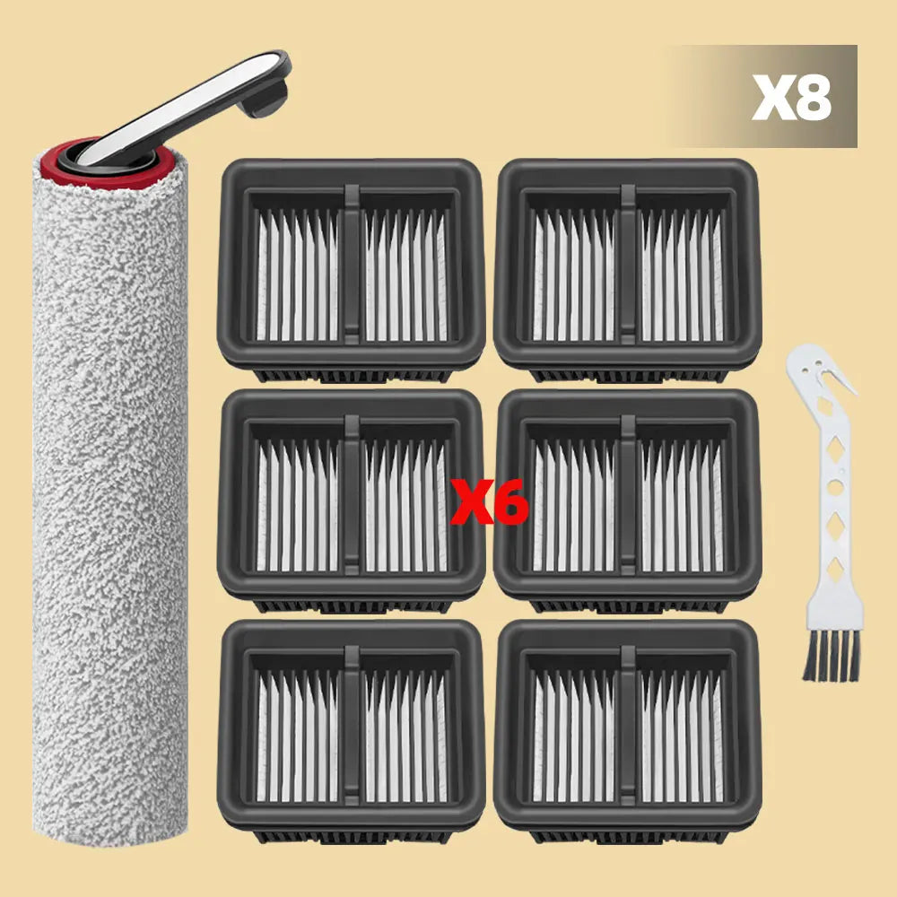 Soft Roller Brush Filter Fit For Dreame H13 Pro Plus Mix / M13 Beta, Dreame H12 Pro / H12 Plus / H12 Dual Hepa Parts Accessories