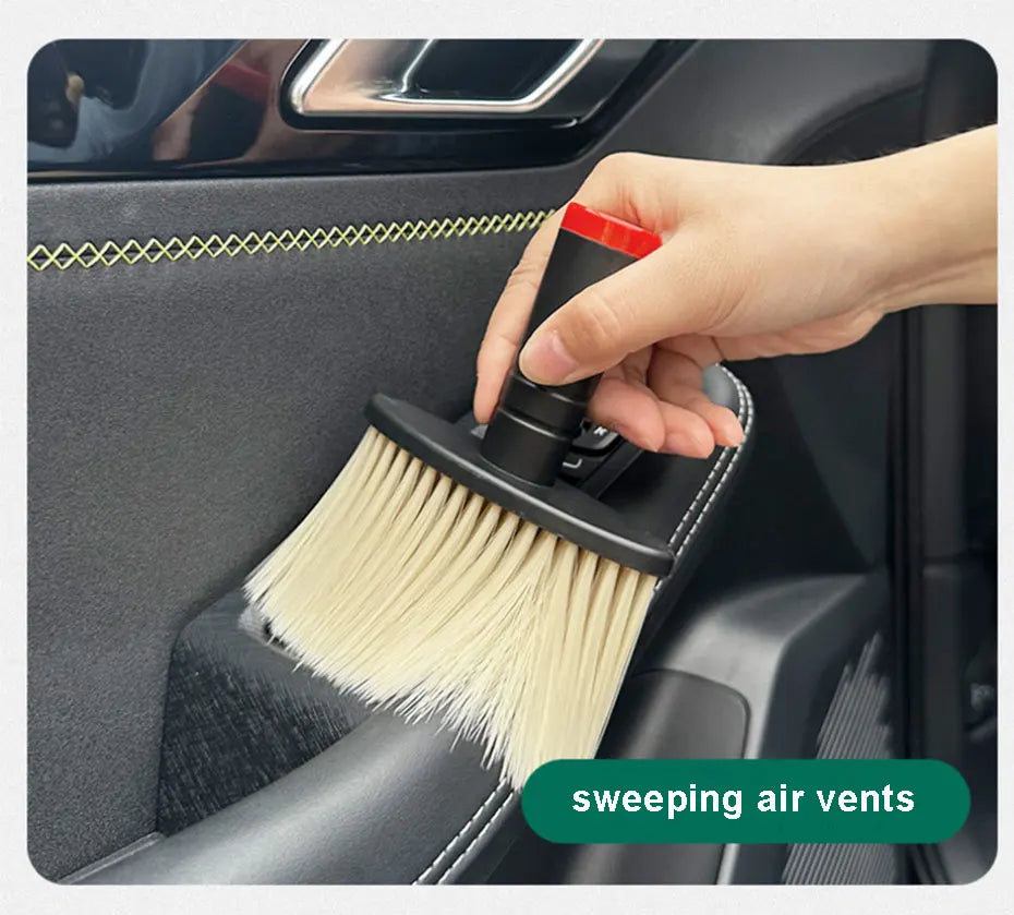 SEAMETAL Detailing Car Cleaning Brush Universal for Car Interior Cleaning Air Outlet Seat Gap Dashboard Soft Hair Clean Brushes