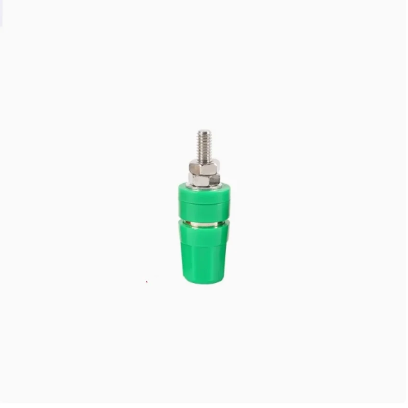 5/10Pcs M4*36 Pure Copper Terminal 4mm Banana Jack Socket 20A Binding Post Banana Plug Connector M4X36