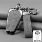 Car Interior Accessories Zinc Alloy Leather Key Case Cover Holder Chain For Voyah Free I-Land Dreamer PHEV Luxury Protective