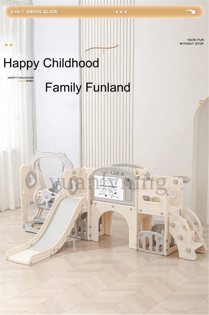 Multi-Function Children's Swing And Slide Set Baby Climbing Activity Toy Home Play Area for Kids
