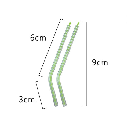 100pcs Dental Air Water Syringe Tips High Quality Disposable Plastic Three Way Syringe Air-Water Head Nozzle Tubes Dentist Tool