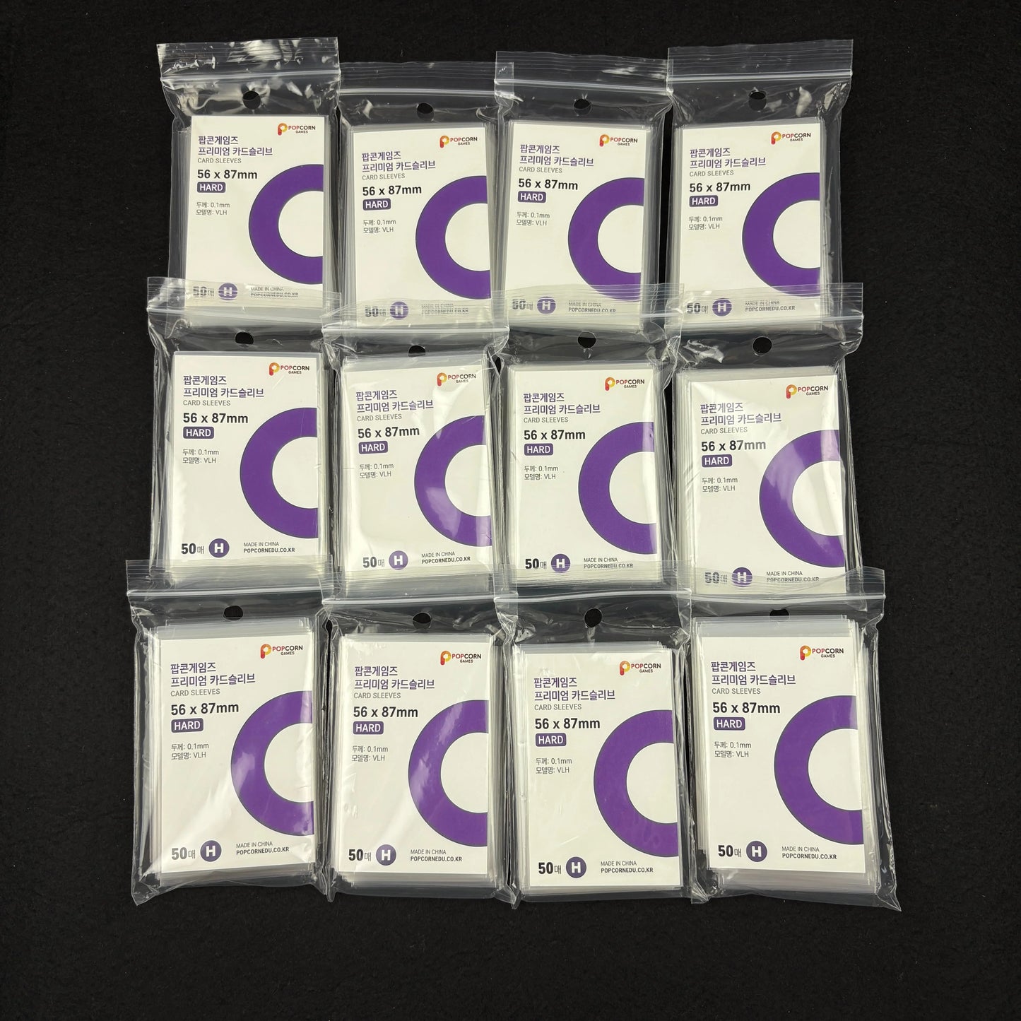 50-600Pcs Binder Photocard Transparent Kpop Idol Card Protective Sleeve Film Poker Protector Game Photos Holder Popcorn Sleeves