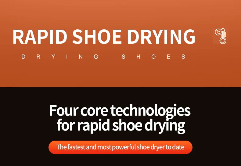 Foldable Shoe Dryer Electric Shoe and Boot Dryer Timing Control Household Shoe Warmer Portable Heater For Socks Boots