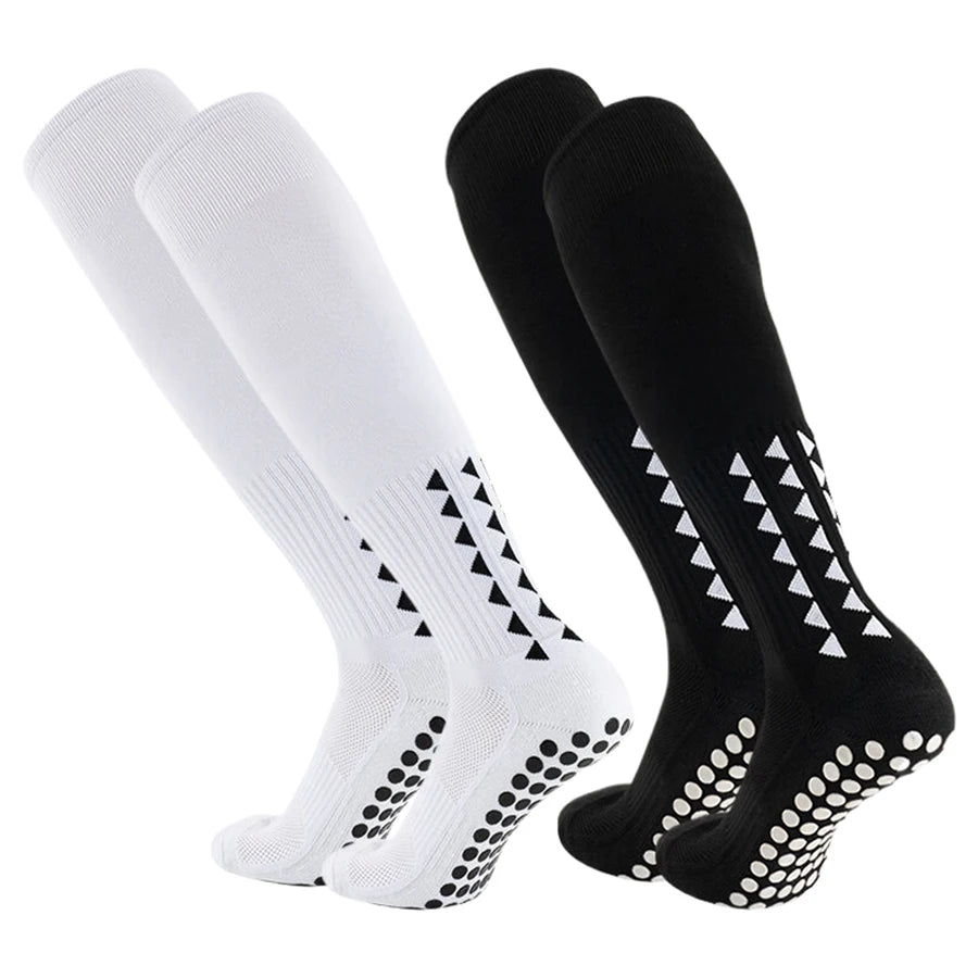 1/pcs Knee High Long Men Women Non Slip Grip Socks Football Basketball Baseball Rugby Soccer Cycling Running Tennis Towel Bottom