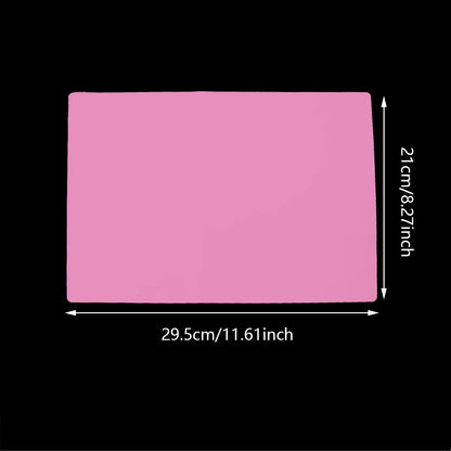 1PC Silicone Table Mat Pink Blue Resin Molds Waterproof Placemat Table Mat for DIY Jewelry Making Supplies Countertop Protector
