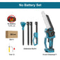 Gisam 2in1 Brushless Telescoping Pole Electric Chainsaw Cordless Garden Pruning Tool High Branch Saw for Makita 18V Battery Pin