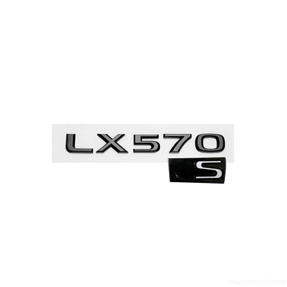 For Lexus LX570 S Accessories 2008-2019 Car Rear Trunk Special Emblem Badge Sticker Letter Rear Emblem