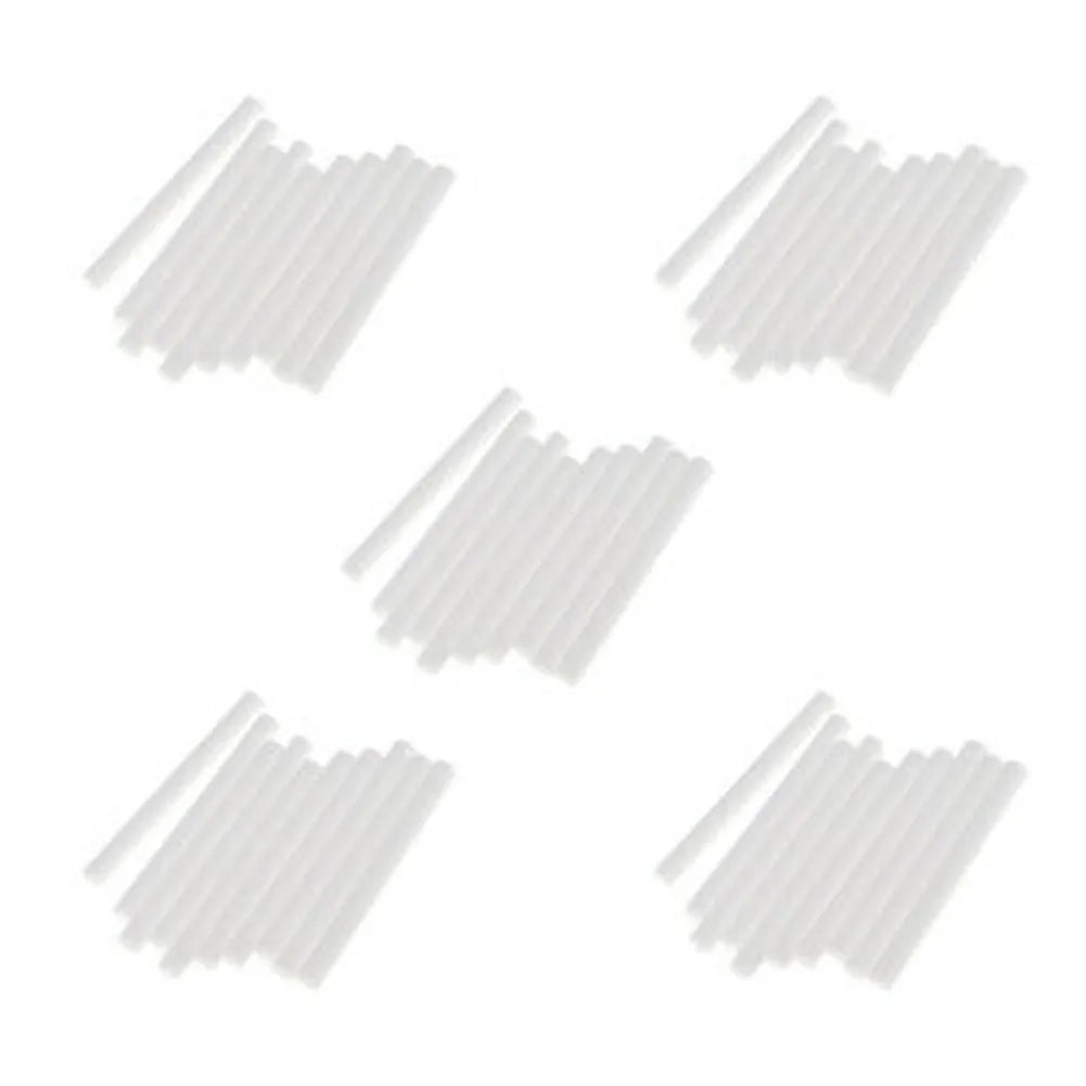 50 Pcs Car Humidifier Cotton Stick Diffuser Replacement Filter Sponges Refill Sticks Filter Auto Aroma Oil Diffuser Sponges