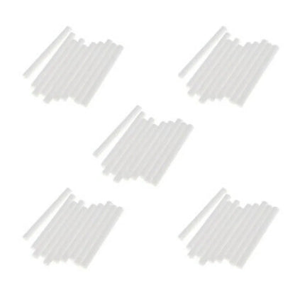 50 Pcs Car Humidifier Cotton Stick Diffuser Replacement Filter Sponges Refill Sticks Filter Auto Aroma Oil Diffuser Sponges