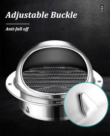Stainless Steel Ducting Ventilation Exhaust Grille Cover for Wall Ceiling Anti-bird And Rat Prevent Air Vent Heating Cooling Cap
