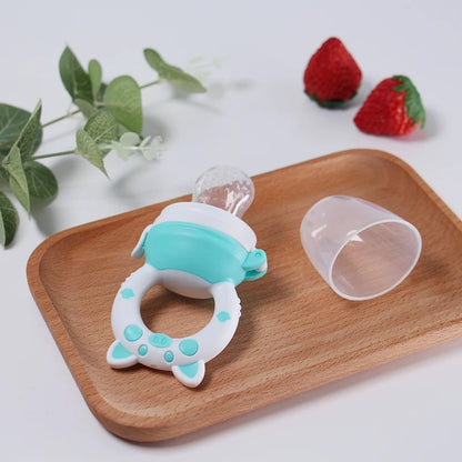 Baby Fruit Feeder Newborn Pacifier Fruit Food Feeding Cute Shape Baby Reborn Silicone Pacifiers For Babies Baby Toys